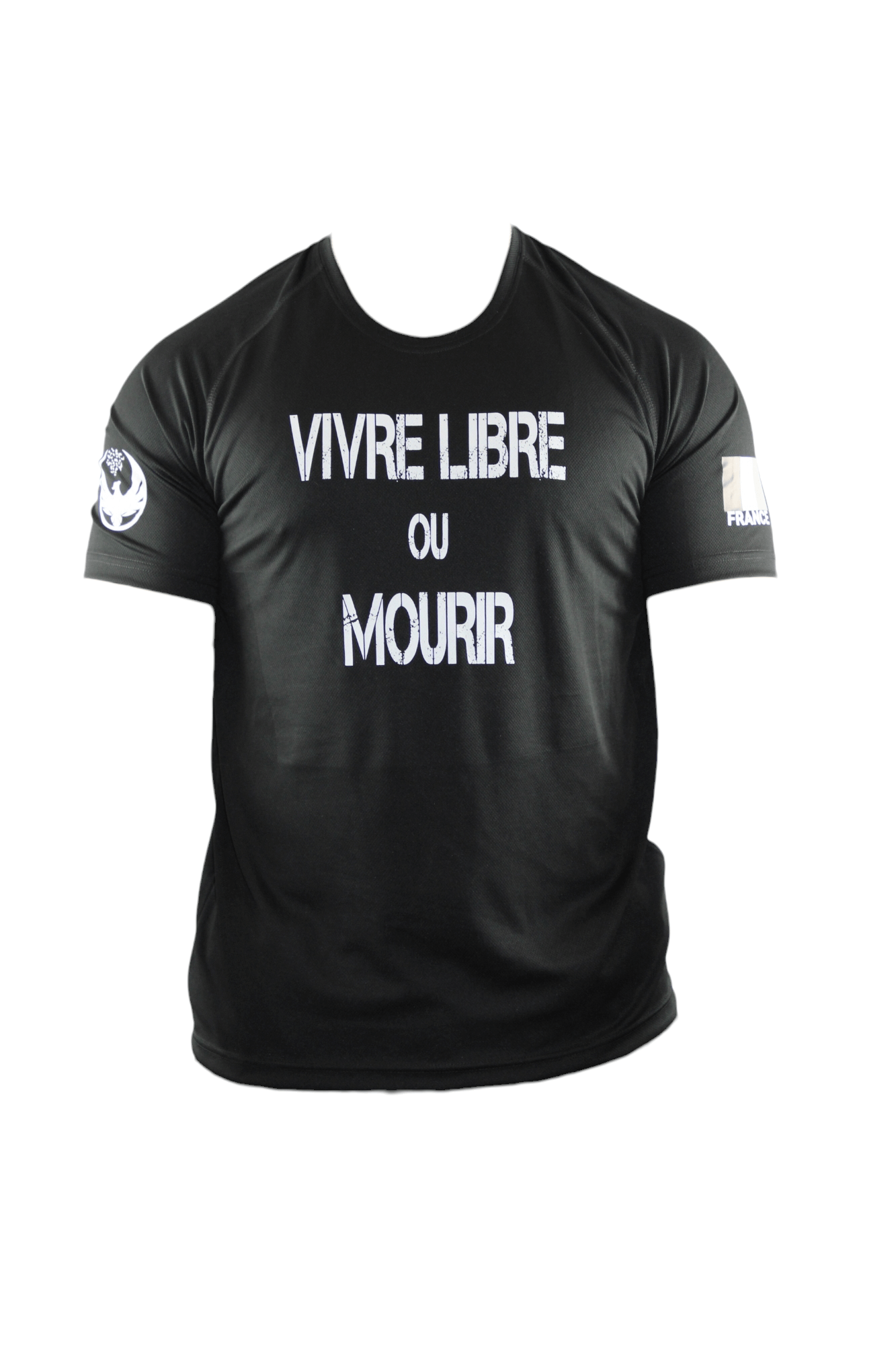 Tee-shirt Homme édition limitée "VIVRE LIBRE OU MOURIR" couleur noire – Image 4