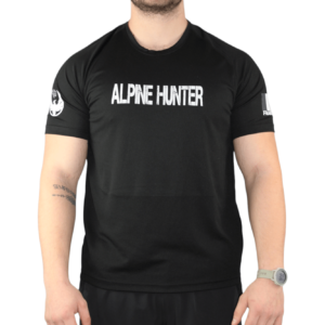 Tee-shirt Homme édition limitée "ALPINE HUNTER" couleur noire