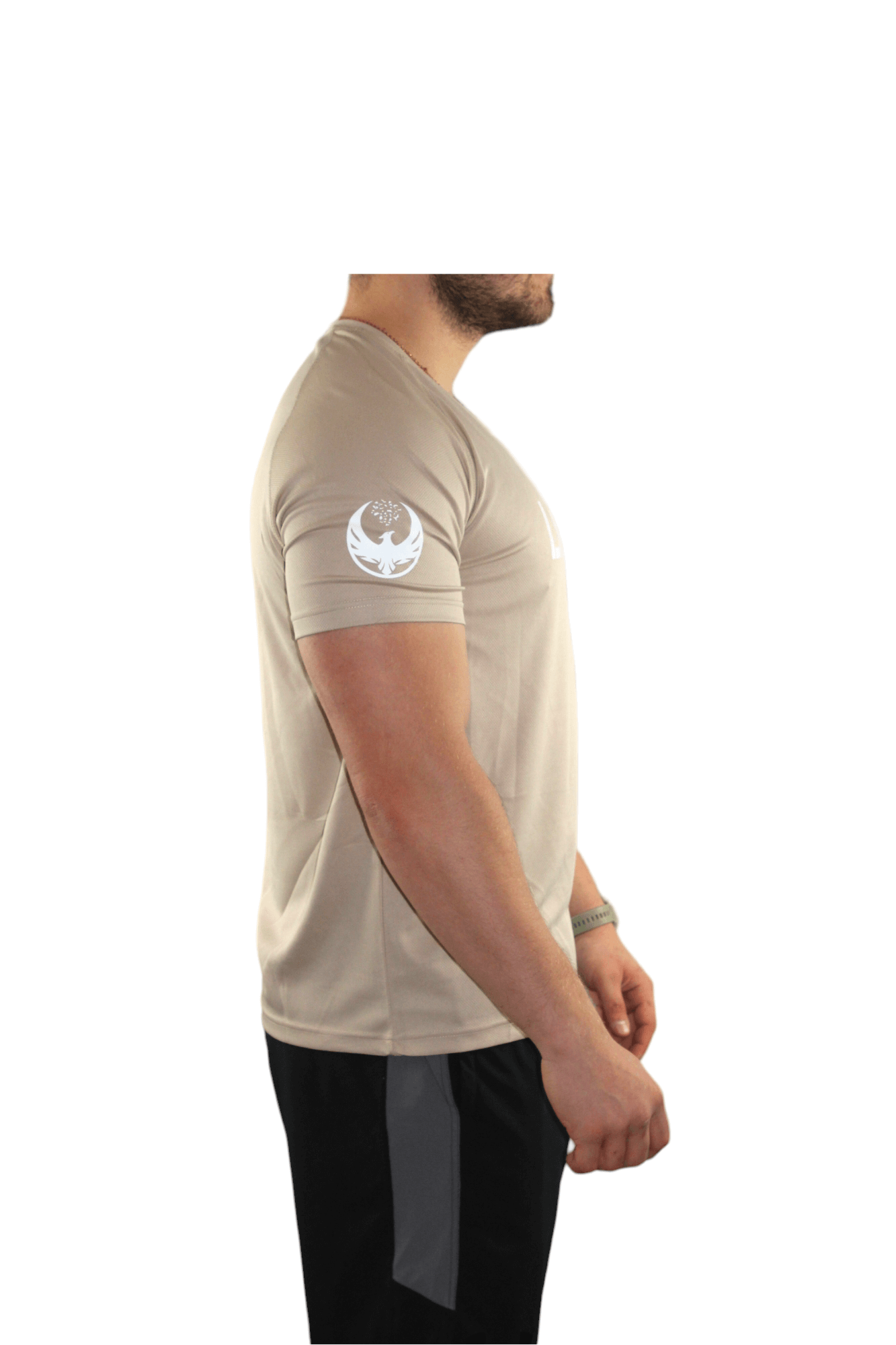 Tee-shirt Homme édition limitée "LEVEL UP" couleur sable – Image 2