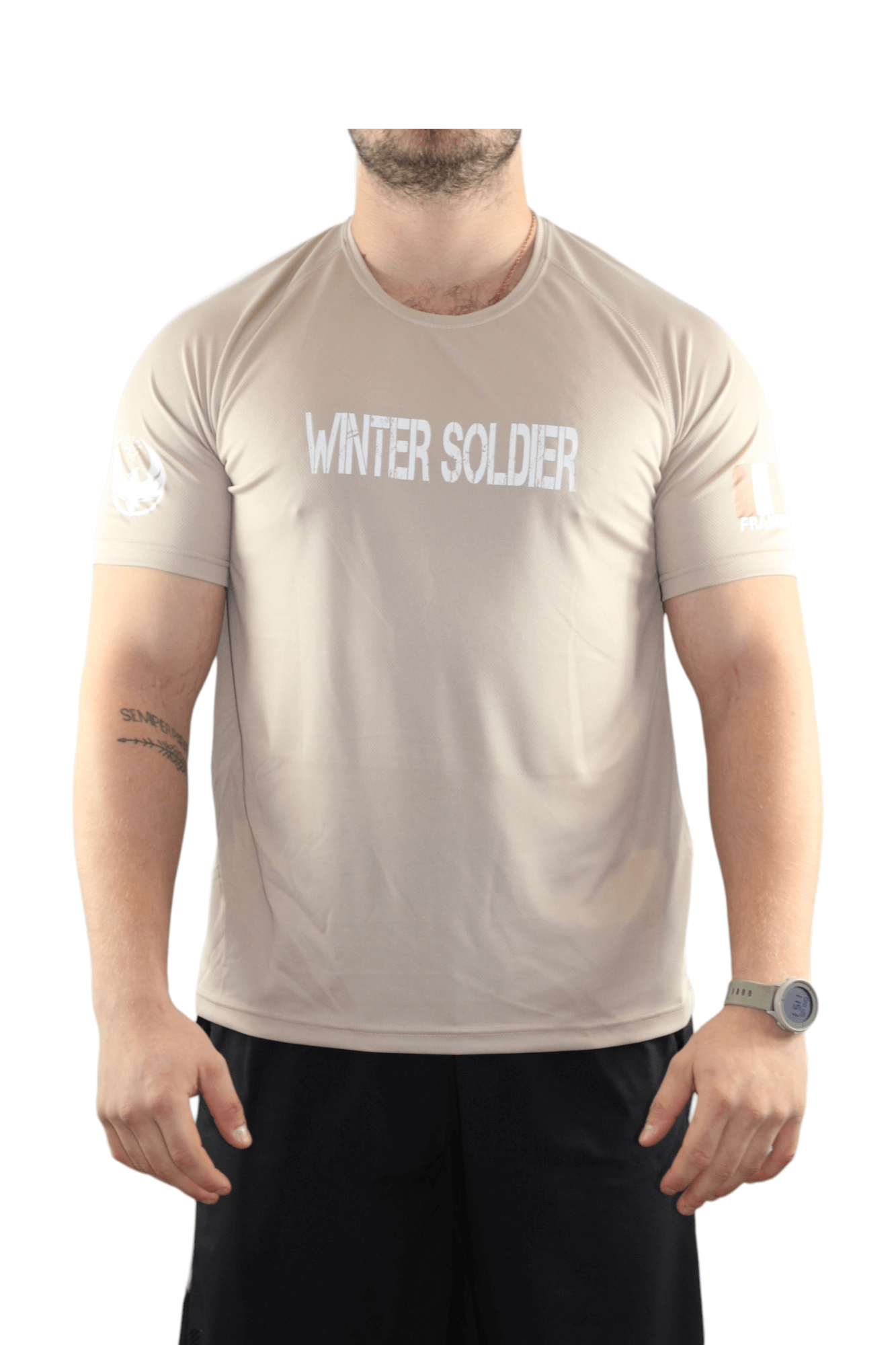 Tee-shirt Homme édition limitée "WINTER SOLDIER" couleur sable