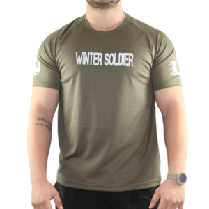 Tee-shirt Homme édition limitée "WINTER SOLDIER" couleur kaki